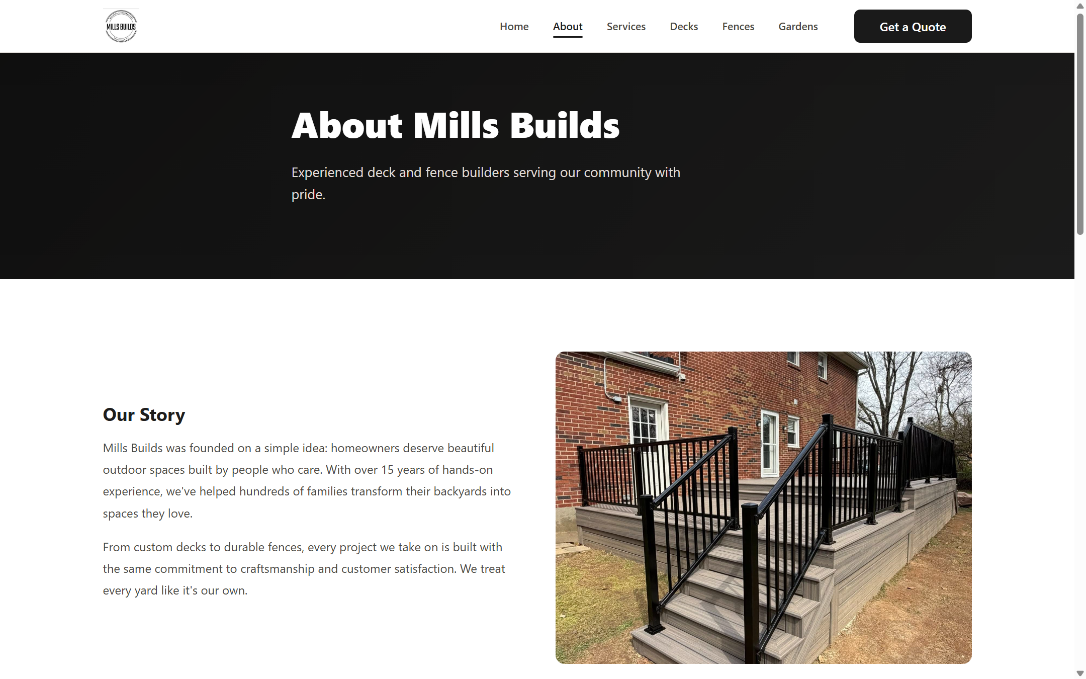 About page